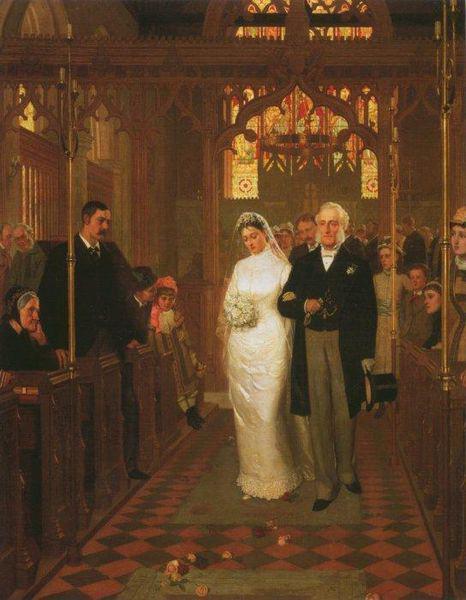 Edmund Blair Leighton 'Till Death Do Us Part' oil painting picture